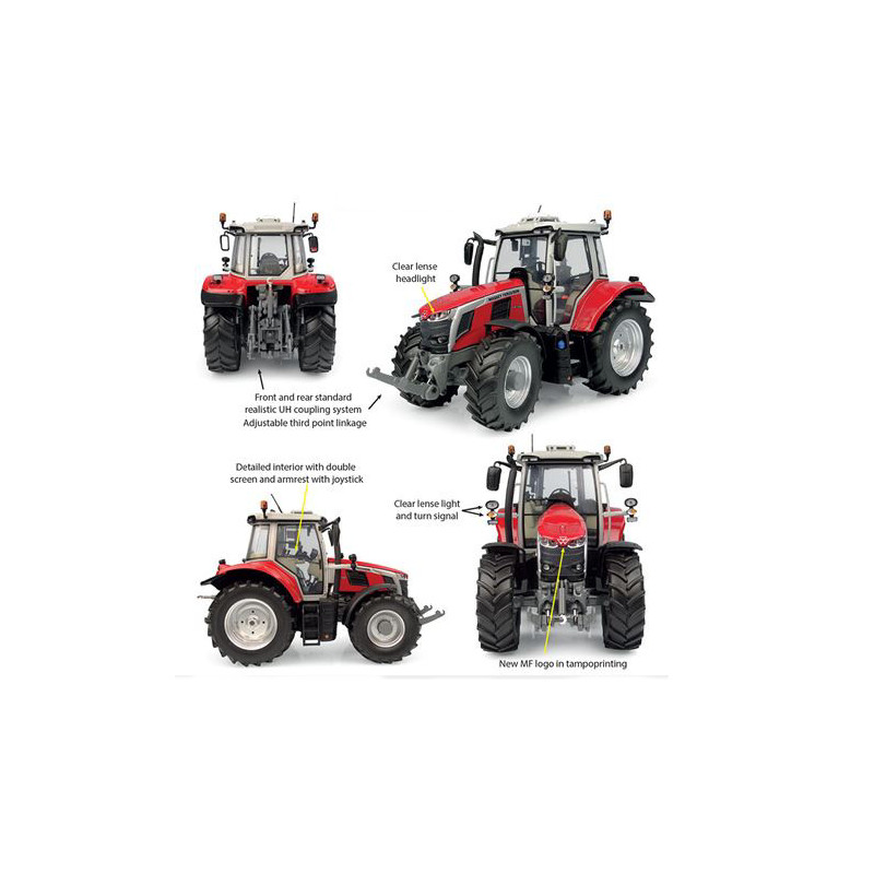 1:32 Universal Hobbies Trattore Massey Ferguson 6S.180 2023