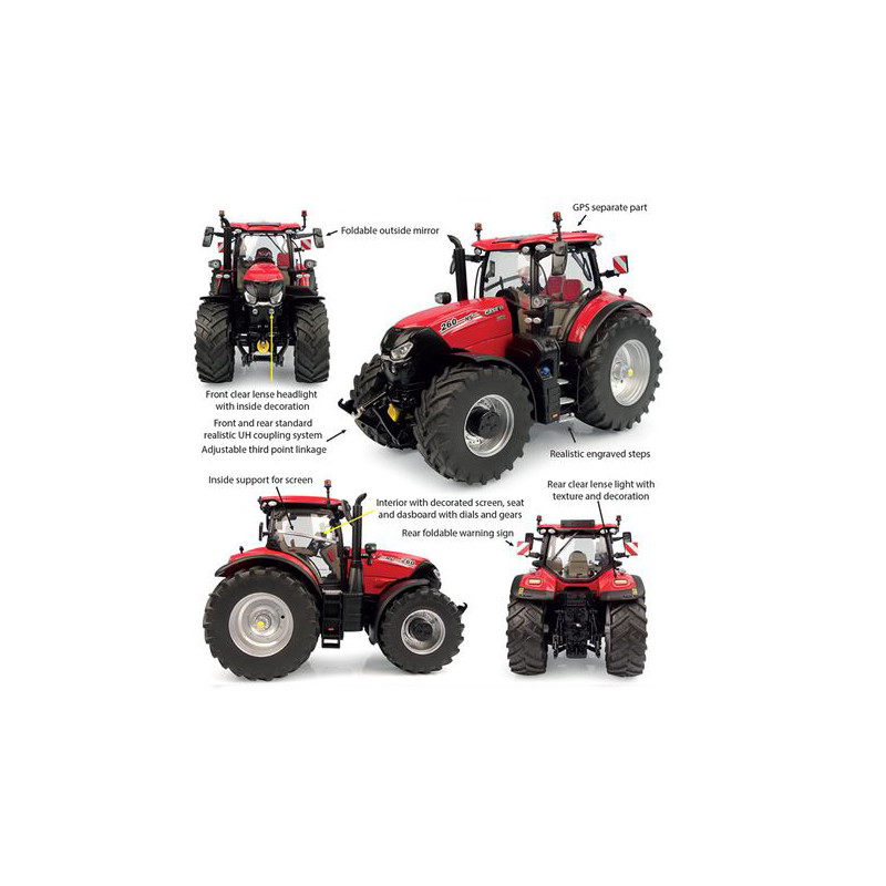 1:32 Universal Hobbies Trattore Case IH Puma 260 Cvxdrive 2023