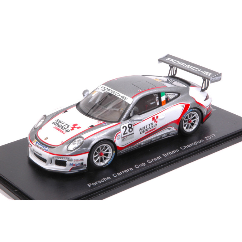 1:43 Spark Porsche 911 GT3 N28 CUP Great Britain 2017 Champion C.eastwood