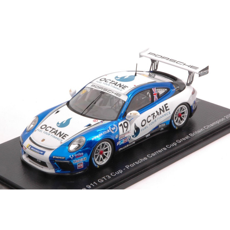 1:43 Spark Porsche 911 GT3 N19 Carrera CUP Great Britain 2020 Harry King