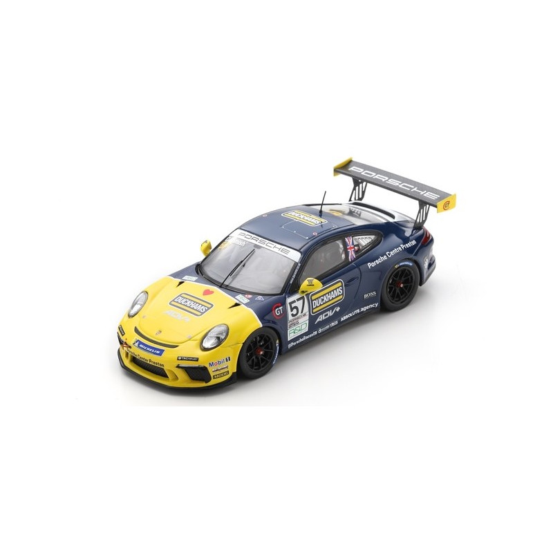 1:43 Spark Porsche 911 GT3 CUP N57 Carrera CUP Great Britain Champion 2021 D.camm.