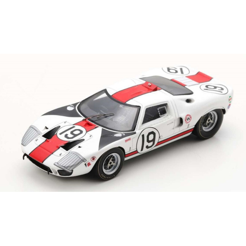 1:43 Spark Ford GT40 N19 3rd 12 H Sebring 1966 S.scott p.revson