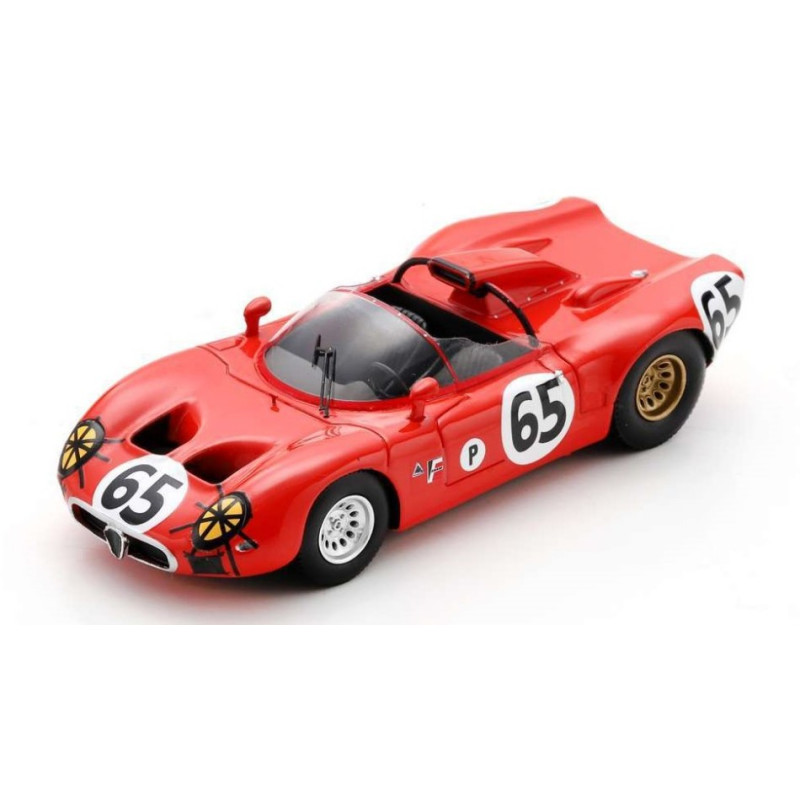 1:43 Spark Alfa Romeo 33 N65 12 H Sebring 1967 A.de Adamich t.zeccoli