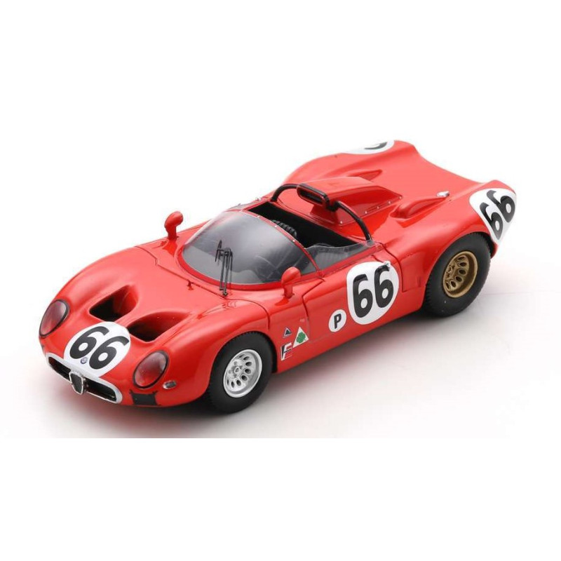 1:43 Spark Alfa Romeo 33 N66 12 H Sebring 1967 R.bussinello n.galli