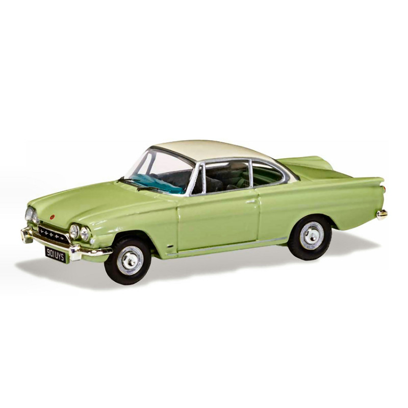 1:43 Vanguards Ford Capri 109E Lime Verde AND Ermine Bianco