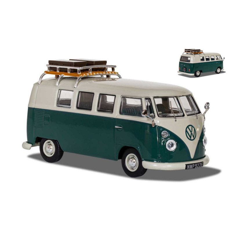 1:43 Vanguards VW Camper TYP 2 Pearl Bianco AND Velvet Verde