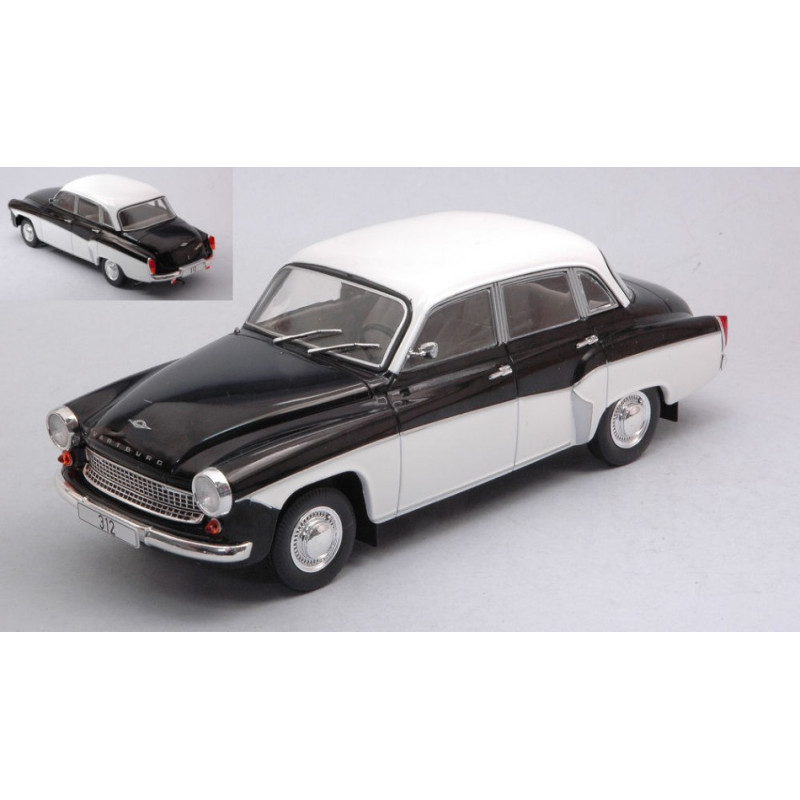 1:24 Whitebox Wartburg 312 Nero/bianco