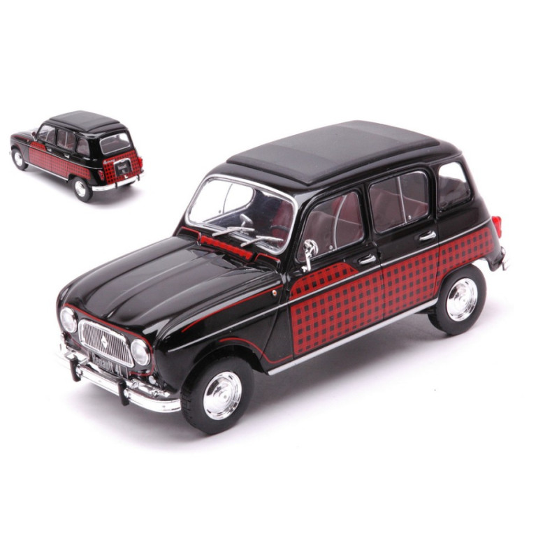 1:24 Whitebox Renault 4L Parisienne 1954 Nero/decorated