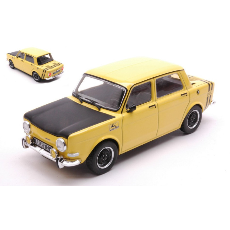 1:24 Whitebox Smca 100 Rally 2 Giallo/nero Opaco