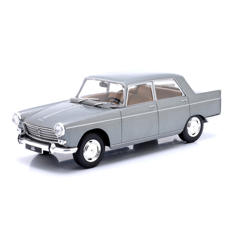 1:24 Whitebox Peugeot 404 1960 Metallizzato Grigio