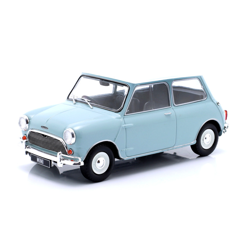 1:24 Whitebox Austin Mini Cooper S 1965 Blu Chiaro/bianco RHD