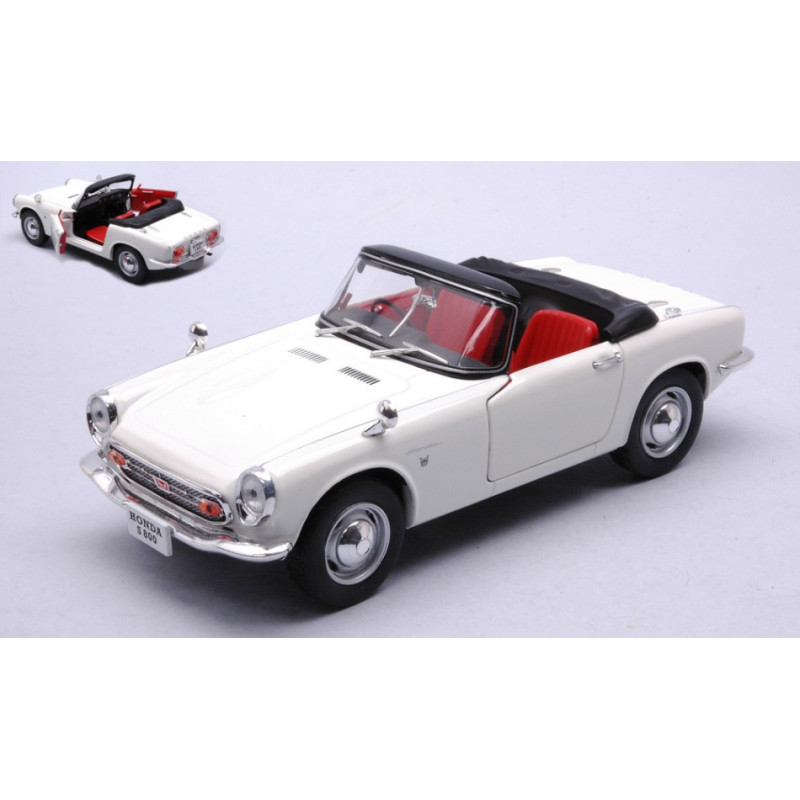 1:24 Whitebox Honda S800 1966 Bianco RHD