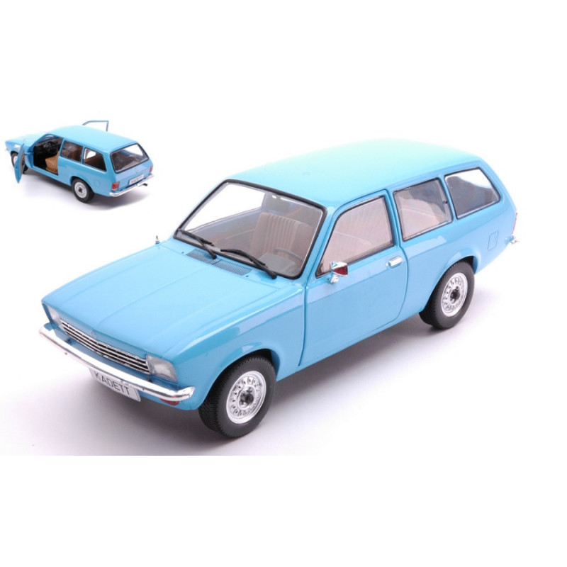 1:24 Whitebox Opel Kadett C Caravan 1973 Blu Chiaro