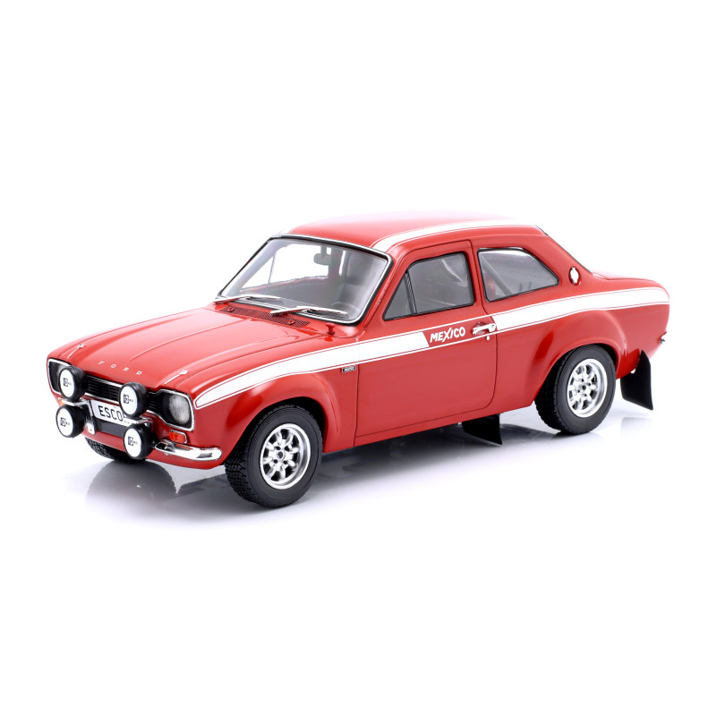 1:24 Whitebox Ford Escort MK I RS Mexico 1970 Rosso/bianco