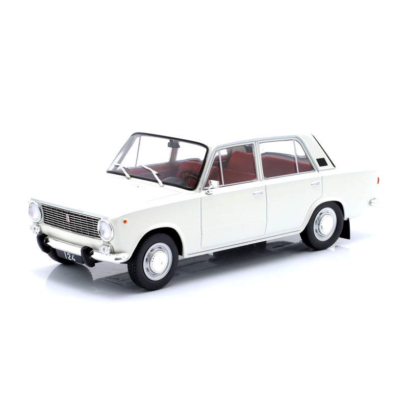 1:24 Whitebox Fiat 124 1970 Bianco