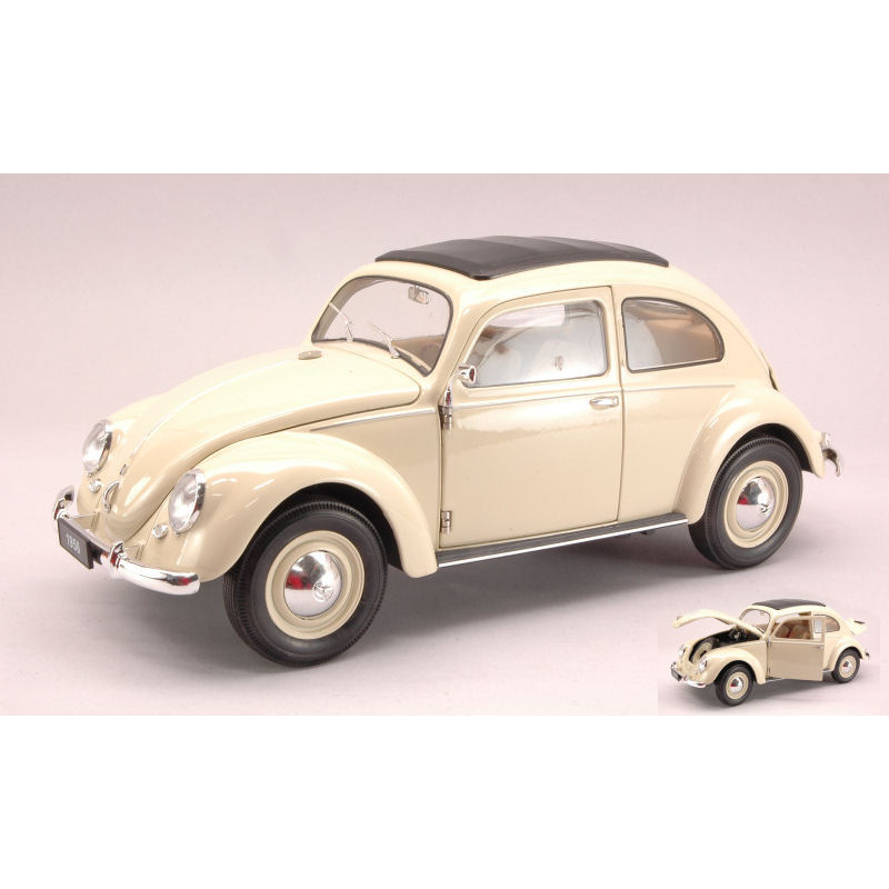 1:18 Welly VW Classic Beetle 1952 Crema