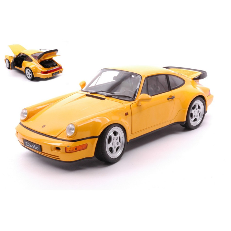 1:18 Welly Porsche 964 Turbo 1989 Giallo