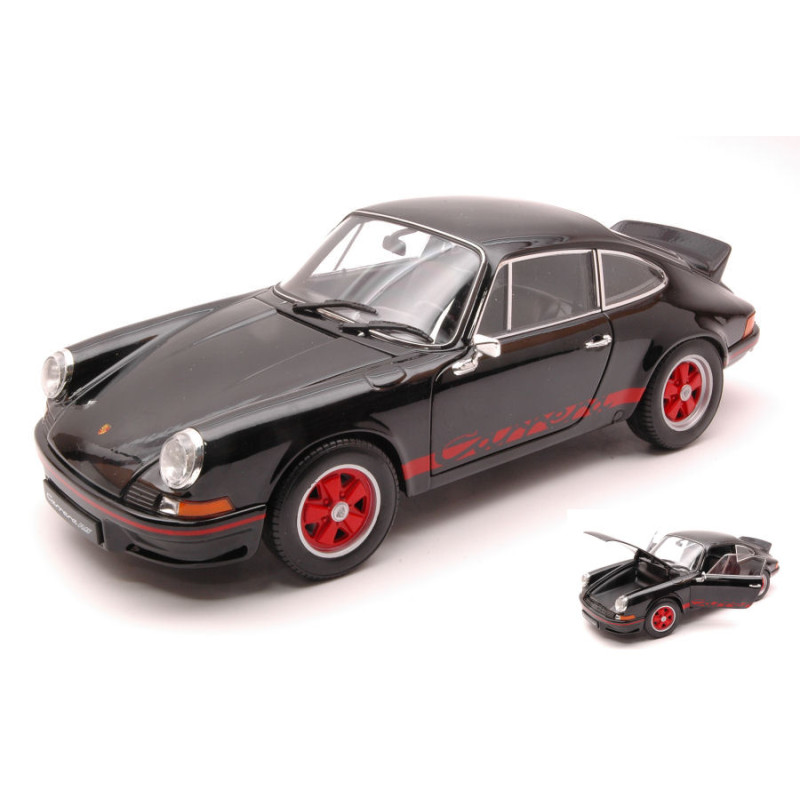 1:18 Welly Porsche 911 Carrera RS 1973 Nero/rosso