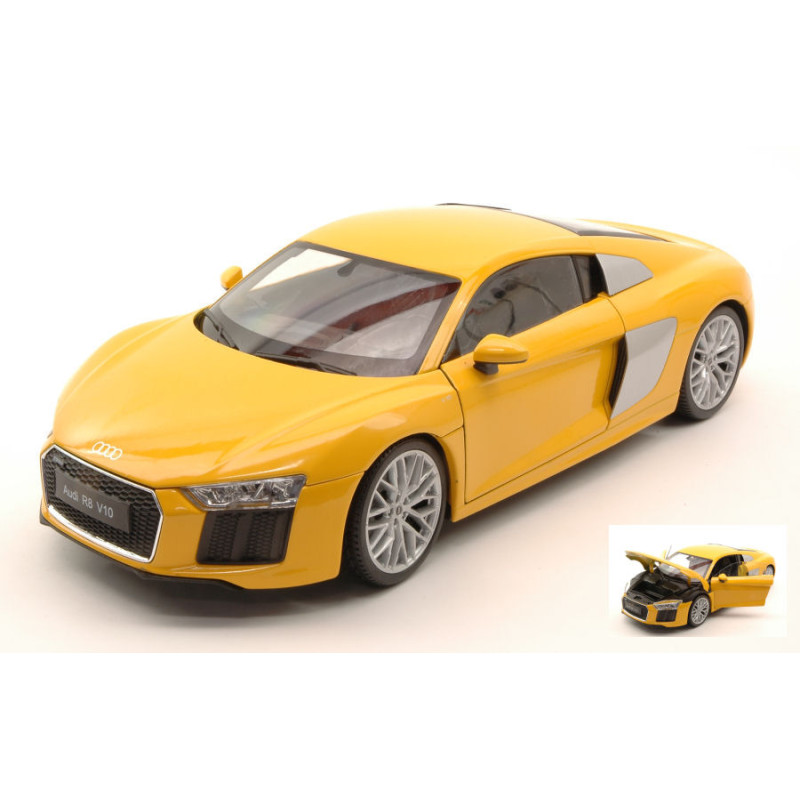 1:18 Welly Audi R8 V10 2016 Giallo