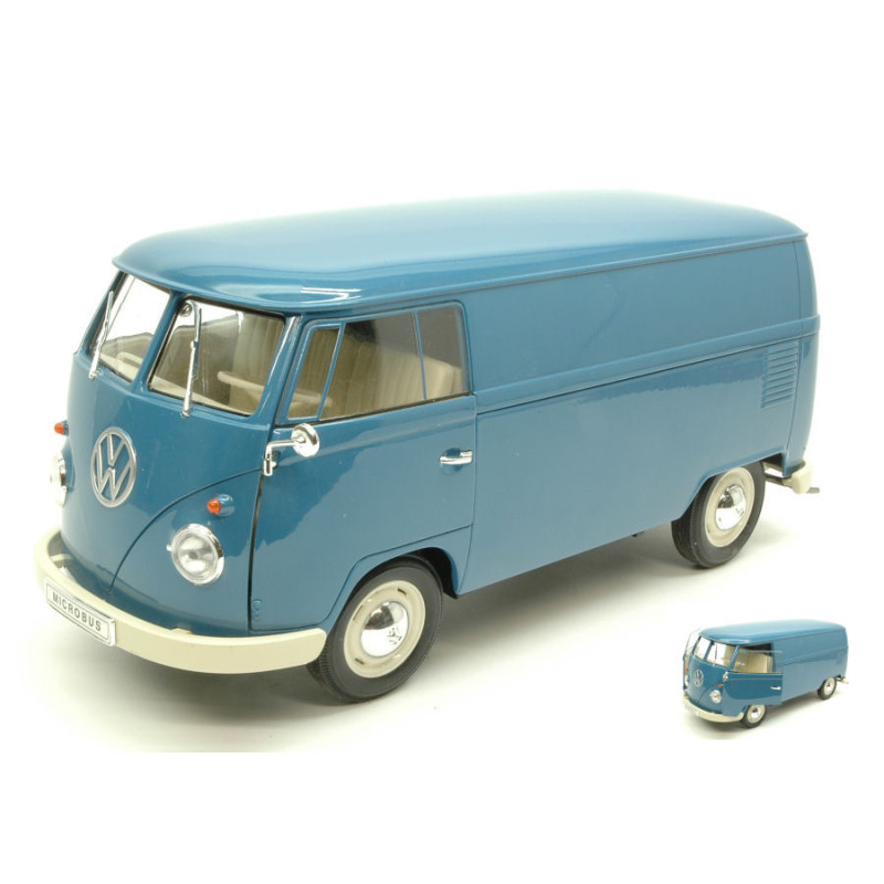 1:18 Welly VW T1 BUS 1963 Pastel Blu