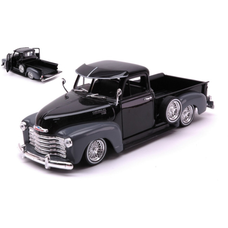 1:24 Welly Chevrolet 3100 Pick UP 1953 Nero/grigio