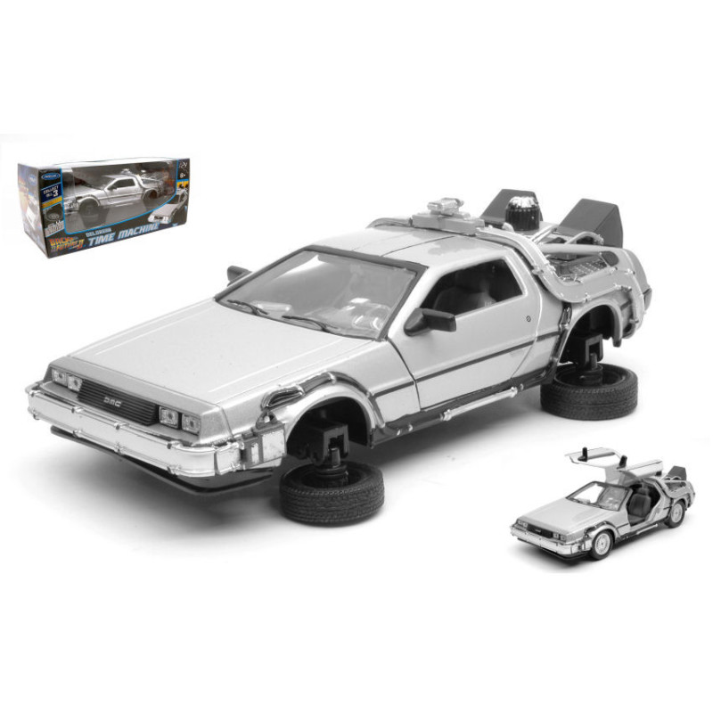 1:24 Welly DE Lorean Back TO THE Future II Time Machine Flying Version