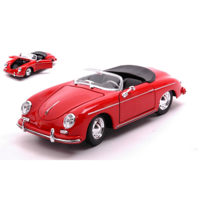 1:24 Welly Porsche 356A Speedster Rosso