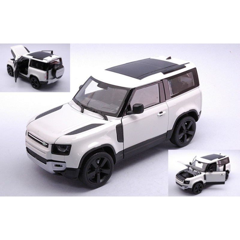 1:26 Welly Land Rover Defender Bianco