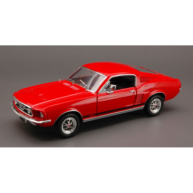 1:24 Welly Ford Mustang GT Fastback 1967 Rosso  27