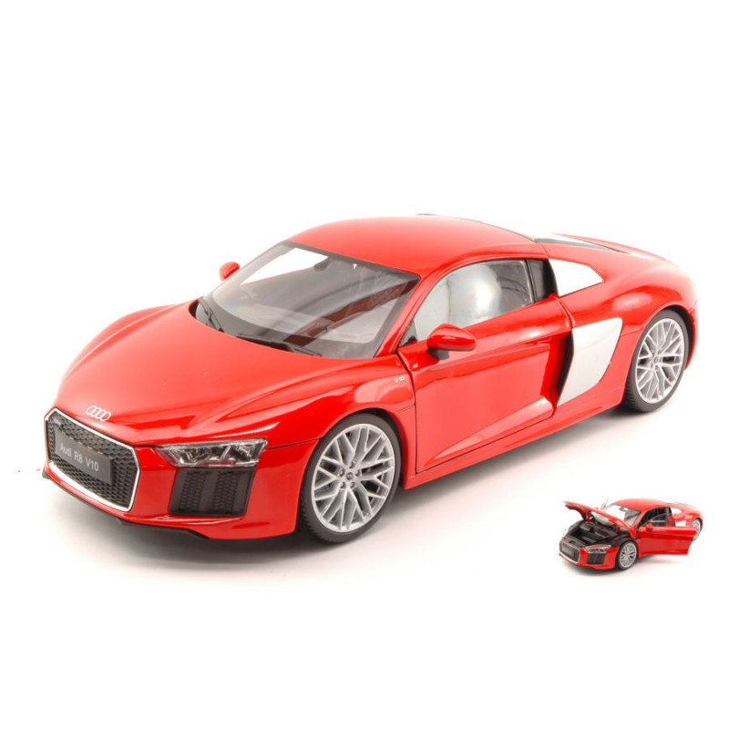 1:18 Welly Audi R8 V10 2016 Rosso