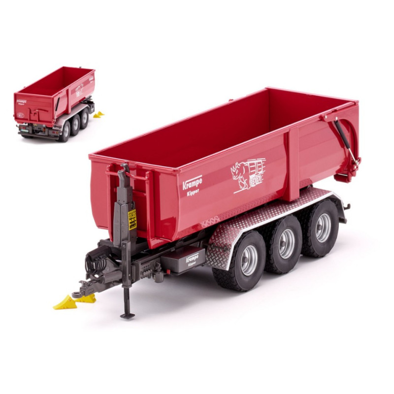 1:32 Wiking Carro Raccolta Krampe Tridem THL 30 L Hook Lift With BIG Body 750