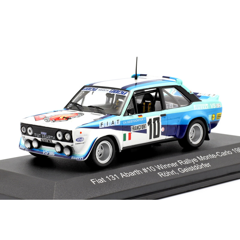 1:43 CMR Fiat 131 Abarth N10 Winner R.monte Carlo 1980 Rohrl geistdorfer