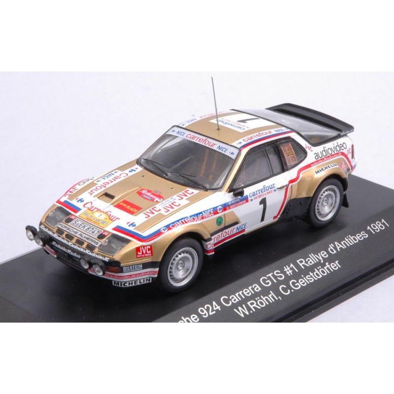 1:43 CMR Porsche 924 Carrera GTS N1 Rallye D'antibes 1981 W.rohrl c.geistdorfer