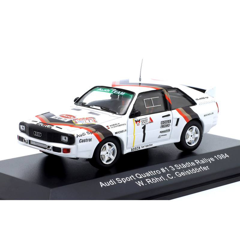 1:43 CMR Audi Quattro Sport N1 Stadte Rally 1984 Rohrl geistdorfer