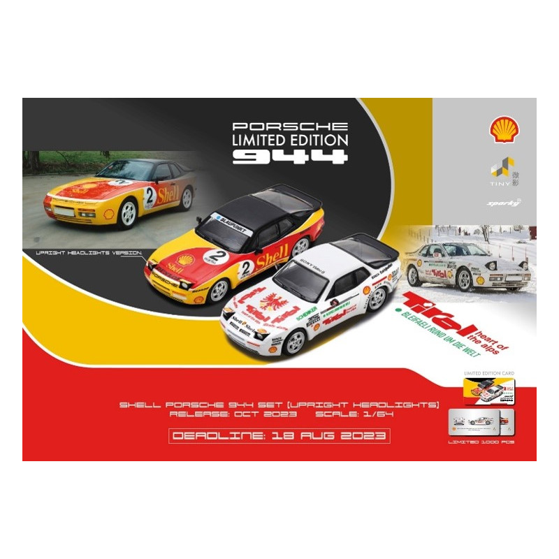 1:64 Spark Porsche 944 Turbo CUP N2 Shell & Adler VON Tirol