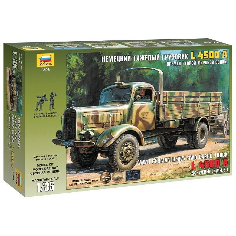 1:35 Zvezda German Heavy Cargo Truck KIT