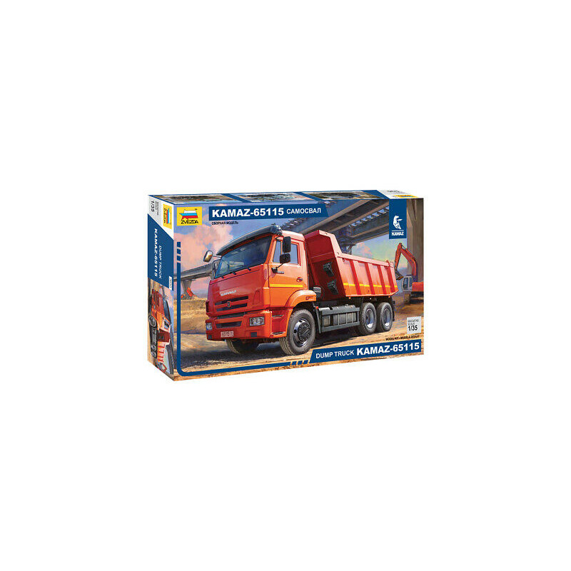 1:35 Zvezda Kamaz 65115 Dump Truck KIT