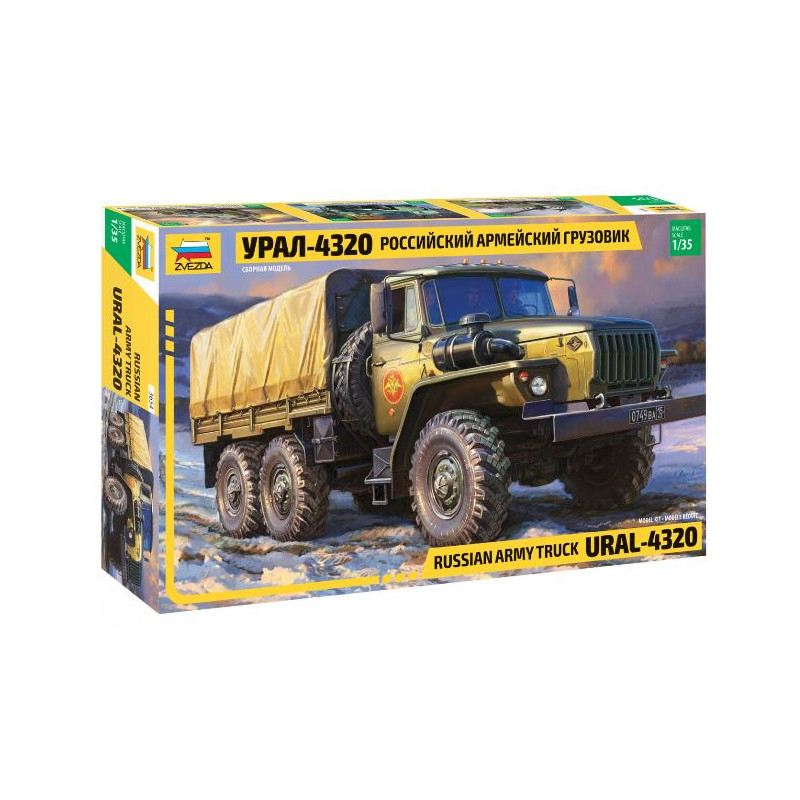 1:35 Zvezda Ural 4320 Truck KIT