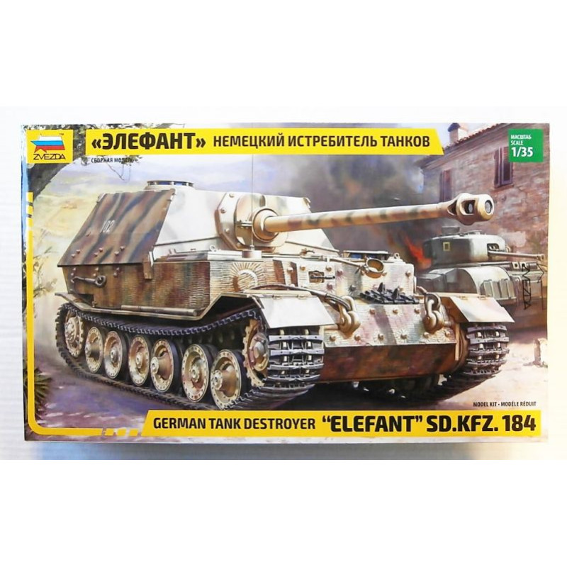 1:35 Zvezda Elefant SD.KFZ.184 KIT