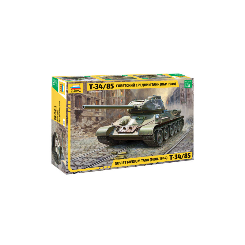 1:35 Zvezda Soviet Medium Tank T 34/85 KIT