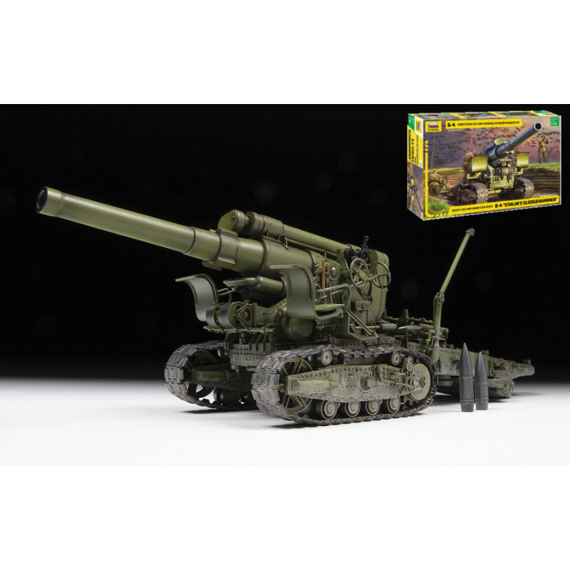 1:35 Zvezda M1931 (B 4) 203 mm Howitzer Wwii KIT