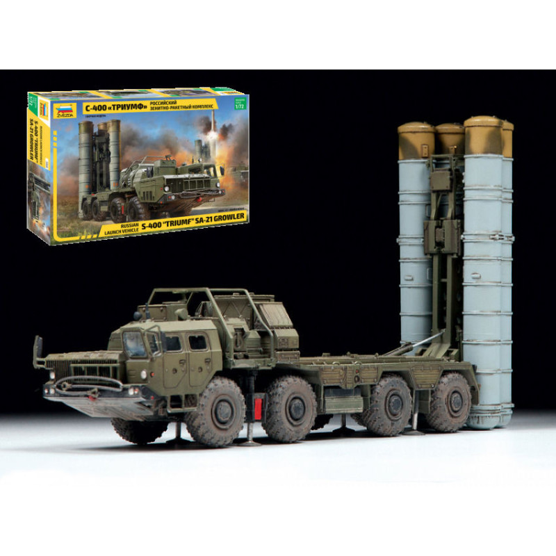 1:72 Zvezda Russian Launch Vehicle A 400 Triumf Missile System KIT