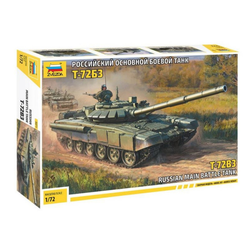 1:72 Zvezda T 72 B3 Main Battle Tank KIT