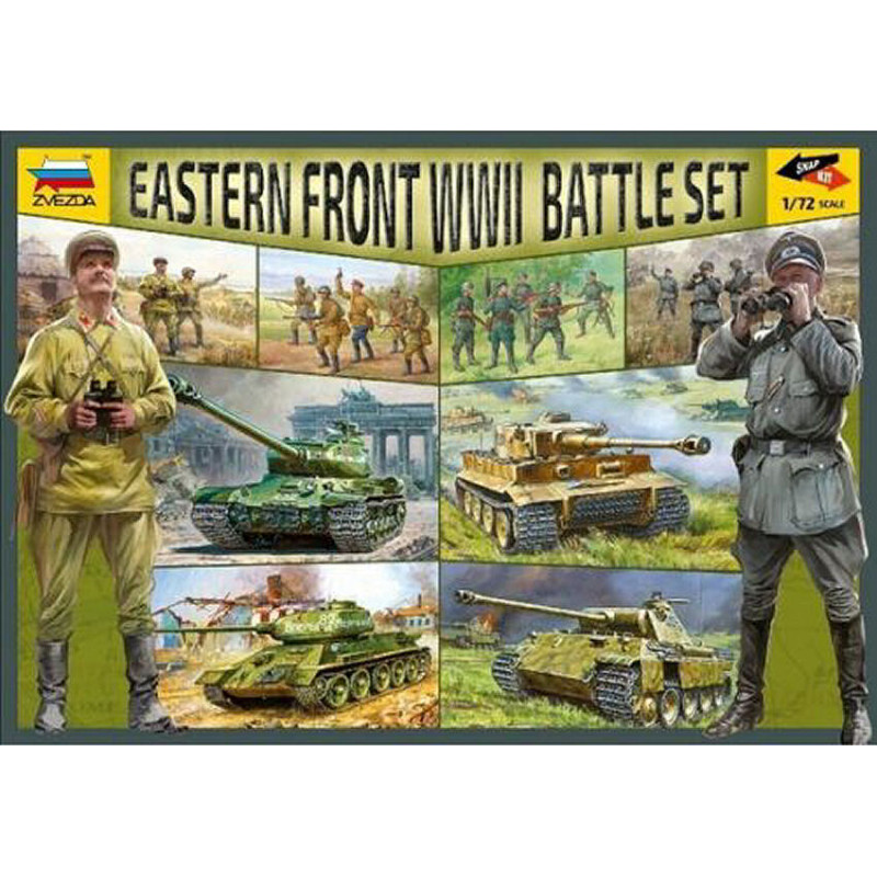 1:72 Zvezda Battle SET Eastern Front Wwii KIT