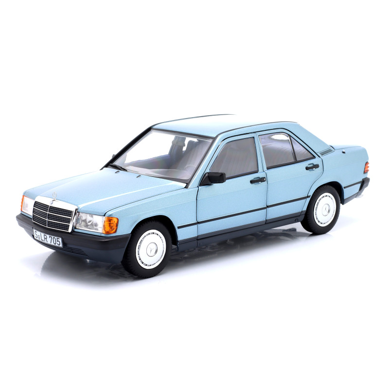 1:18 Norev Mercedes 190 E 1984 Blu Chiaro Met