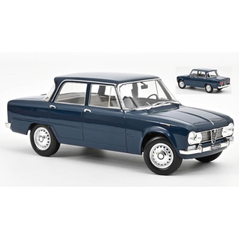 1:18 Norev Alfa Romeo Giulia Ti 1964 Petrol Blu