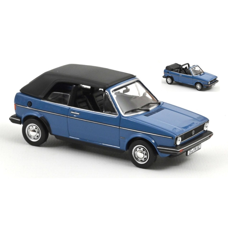 1:43 Norev VW Golf Cabriolet 1981 Monaco Blu