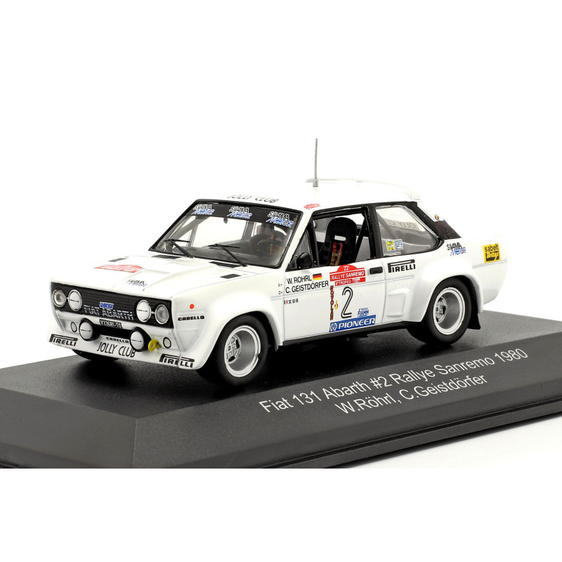 1:43 CMR Fiat 131 Abarth N2 Rally SAN Remo 1980 W.rohrl c.geistdorfer