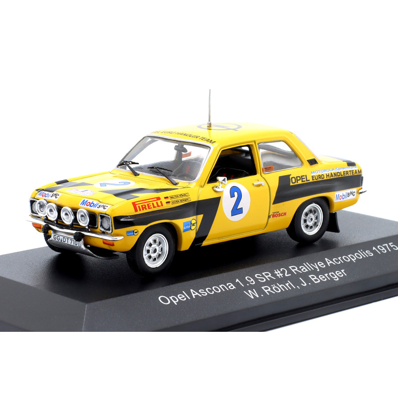 1:43 CMR Opel Ascona 1.9 SR N2 Rally Acropolis 1975 Rohrl berger