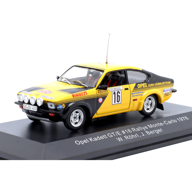 1:43 CMR Opel Kadett Gt/e N16 Rally Monte Carlo 1976 W.rohrl j.berger